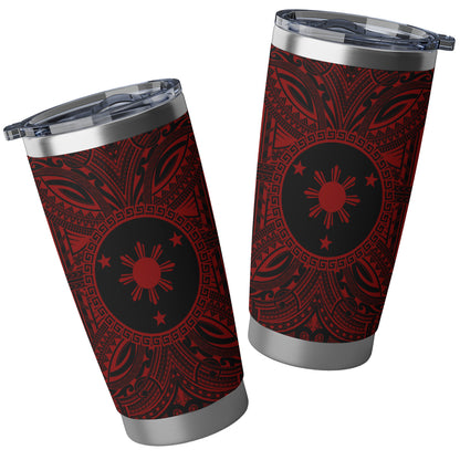 Philippines Filipinos Sun Patterns Tradition Style Tumbler