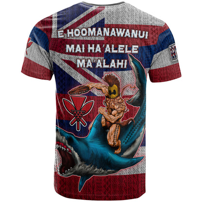 Personalized Hawaii Polynesian T-Shirt - Hawaiian Warrior