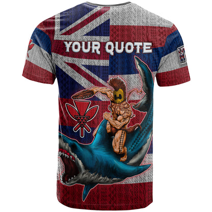 Personalized Hawaii Polynesian T-Shirt - Hawaiian Warrior