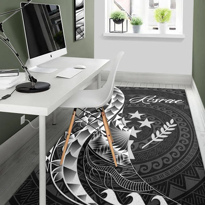 Kosrae Area Rug - Polynesian Pattern Style