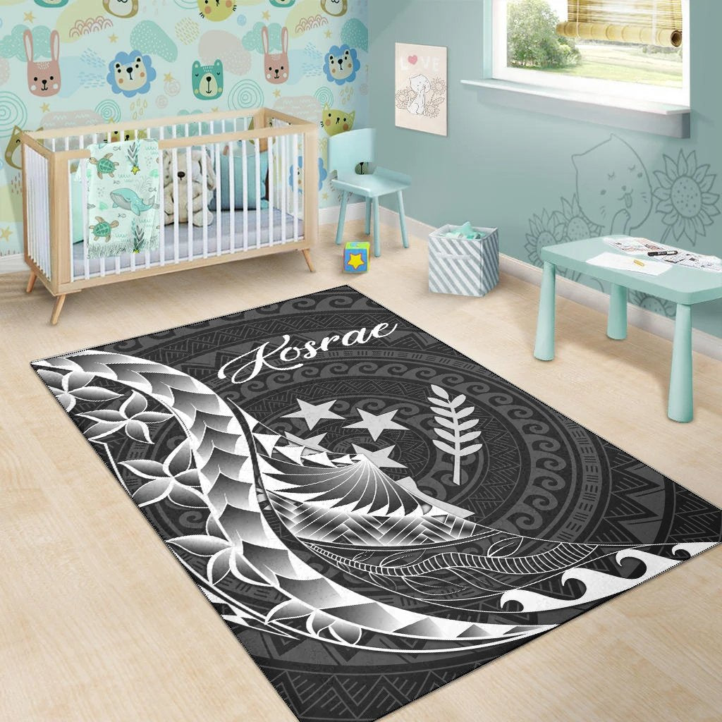 Kosrae Area Rug - Polynesian Pattern Style
