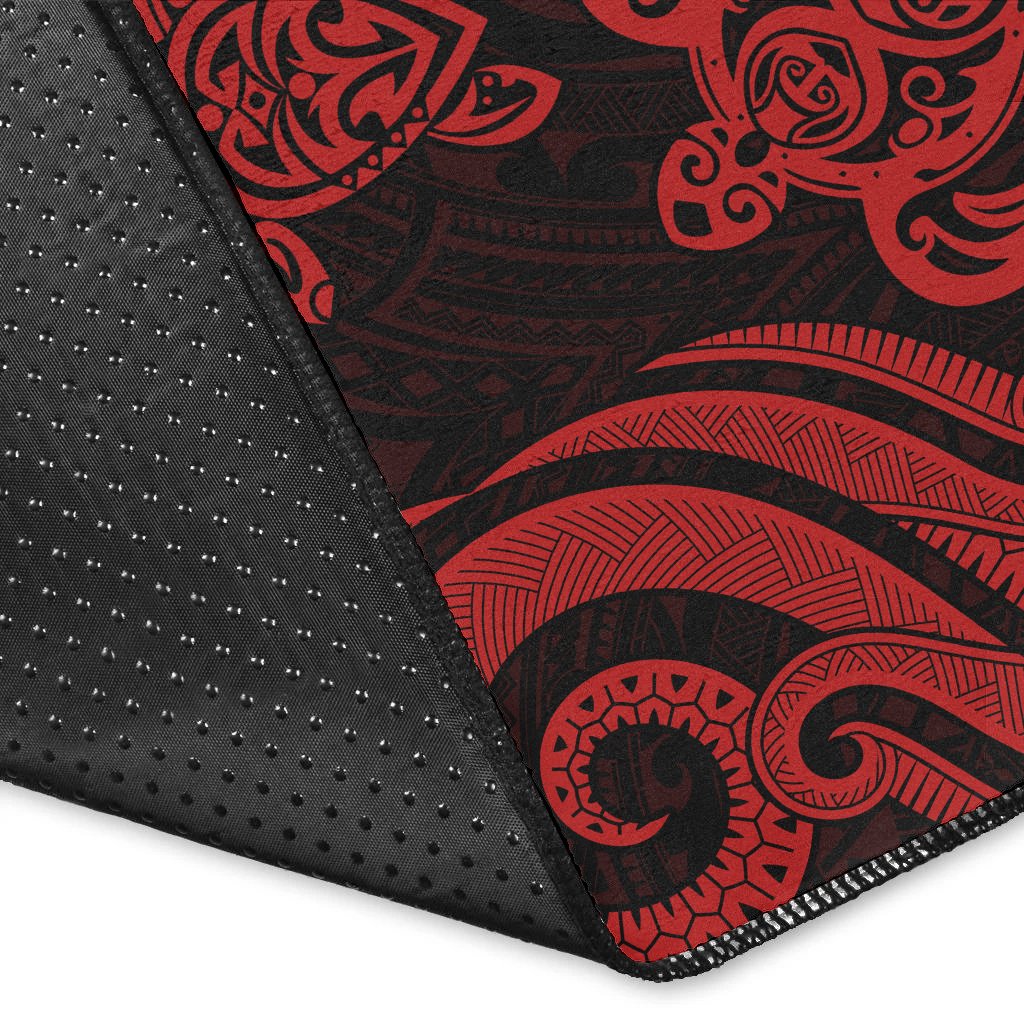 Kosrae Area Rug - Red Tentacle Turtle