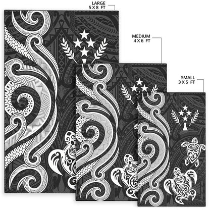 Kosrae Area Rug - White Tentacle Turtle