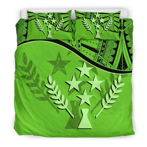 Kosrae Duvet Cover Set - Kosrae Flag Green