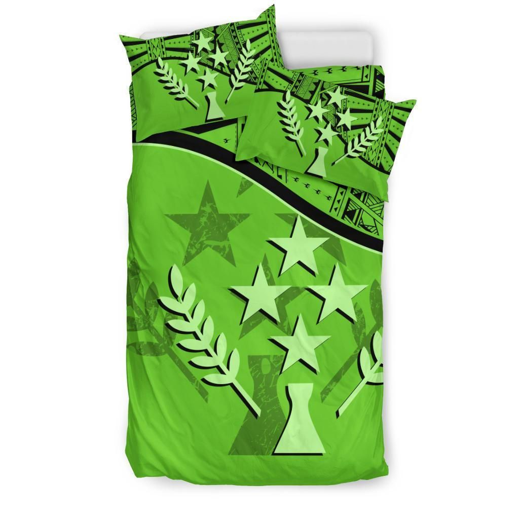 Kosrae Duvet Cover Set - Kosrae Flag Green