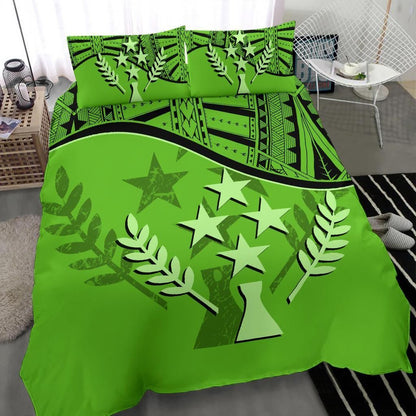 Kosrae Duvet Cover Set - Kosrae Flag Green
