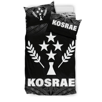Kosrae Duvet Cover Set - Black Fog Style