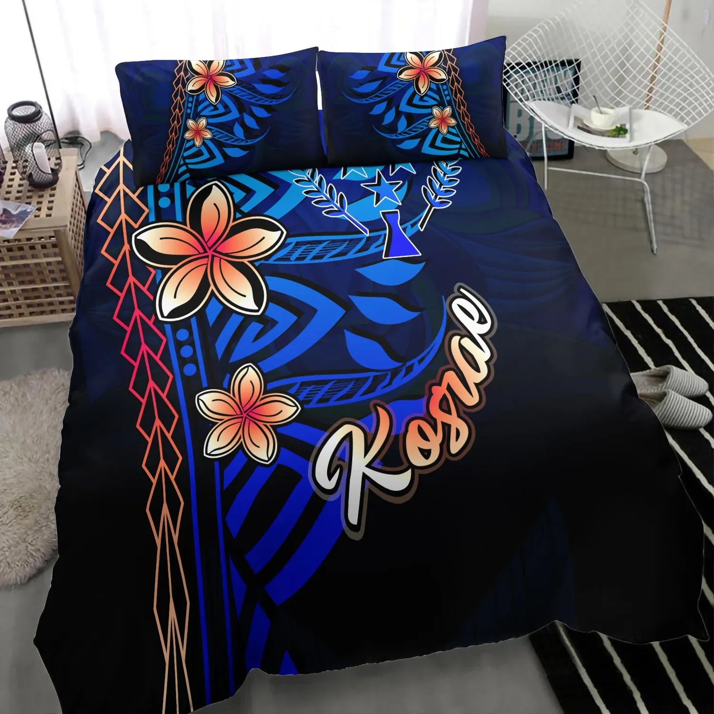 Kosrae Bedding Set - Vintage Tribal Mountain