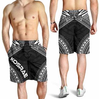 Kosrae Men Shorts - Polynesian Chief Black Version