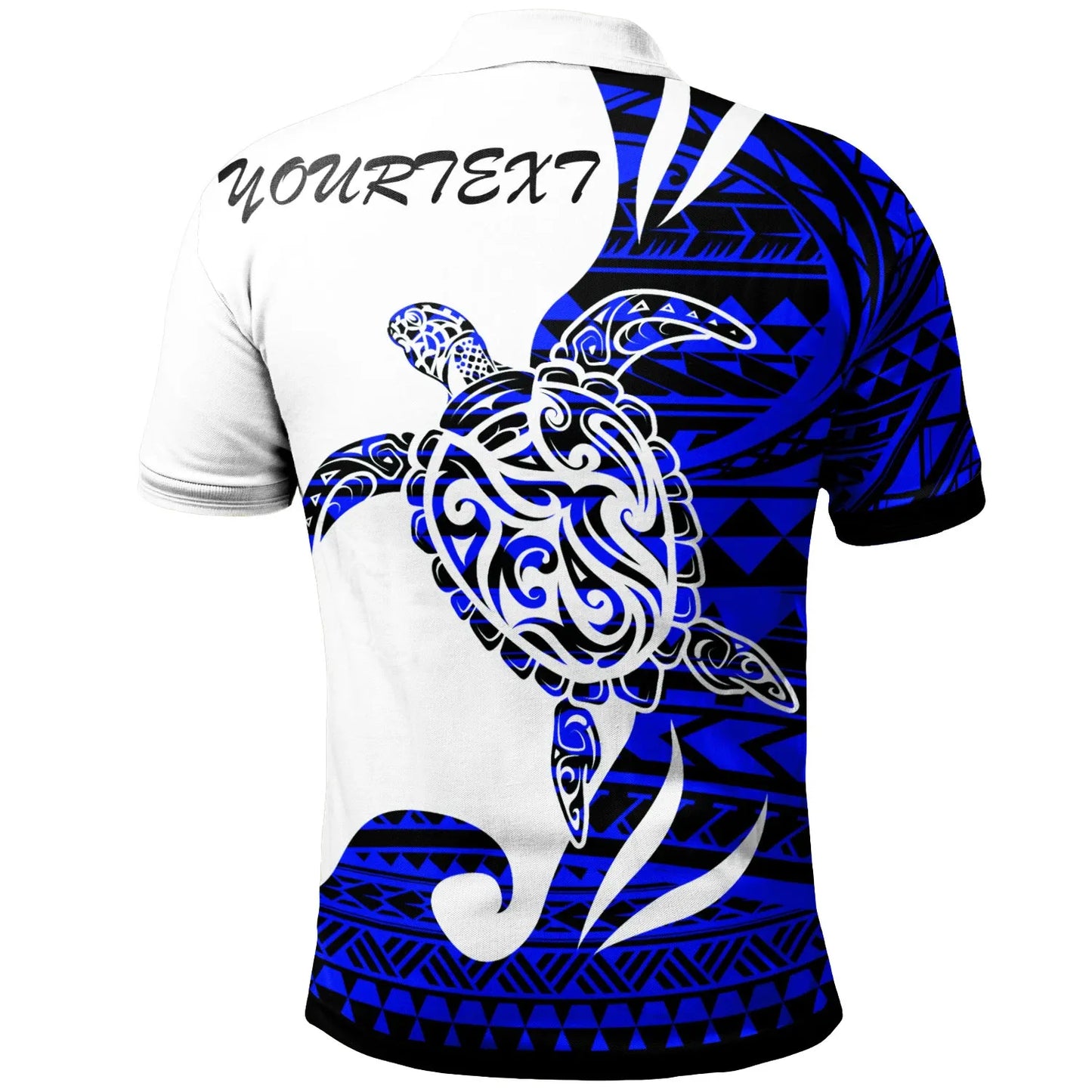 Kosrae Custom Personalised  Polo Shirt - Mega Turtle