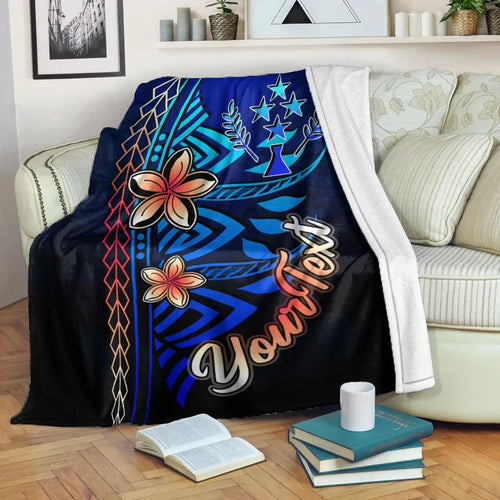 Kosrae Custom Personalised Premium Blanket - Vintage Tribal Mountain