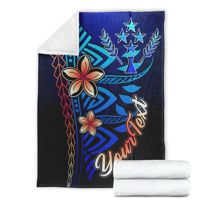 Kosrae Custom Personalised Premium Blanket - Vintage Tribal Mountain