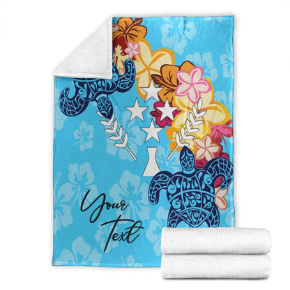 Kosrae Custom Personalised Premium Blanket - Tropical Style