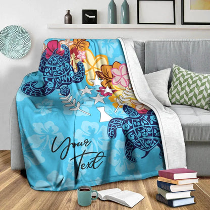 Kosrae Custom Personalised Premium Blanket - Tropical Style