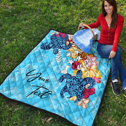 Kosrae Custom Personalised Premium Quilt - Tropical Style