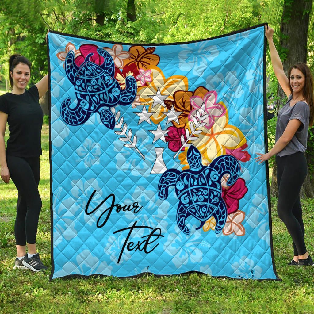 Kosrae Custom Personalised Premium Quilt - Tropical Style