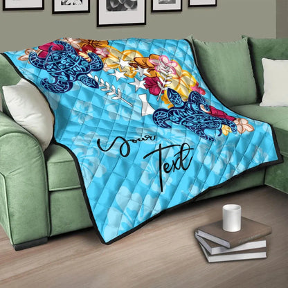 Kosrae Custom Personalised Premium Quilt - Tropical Style