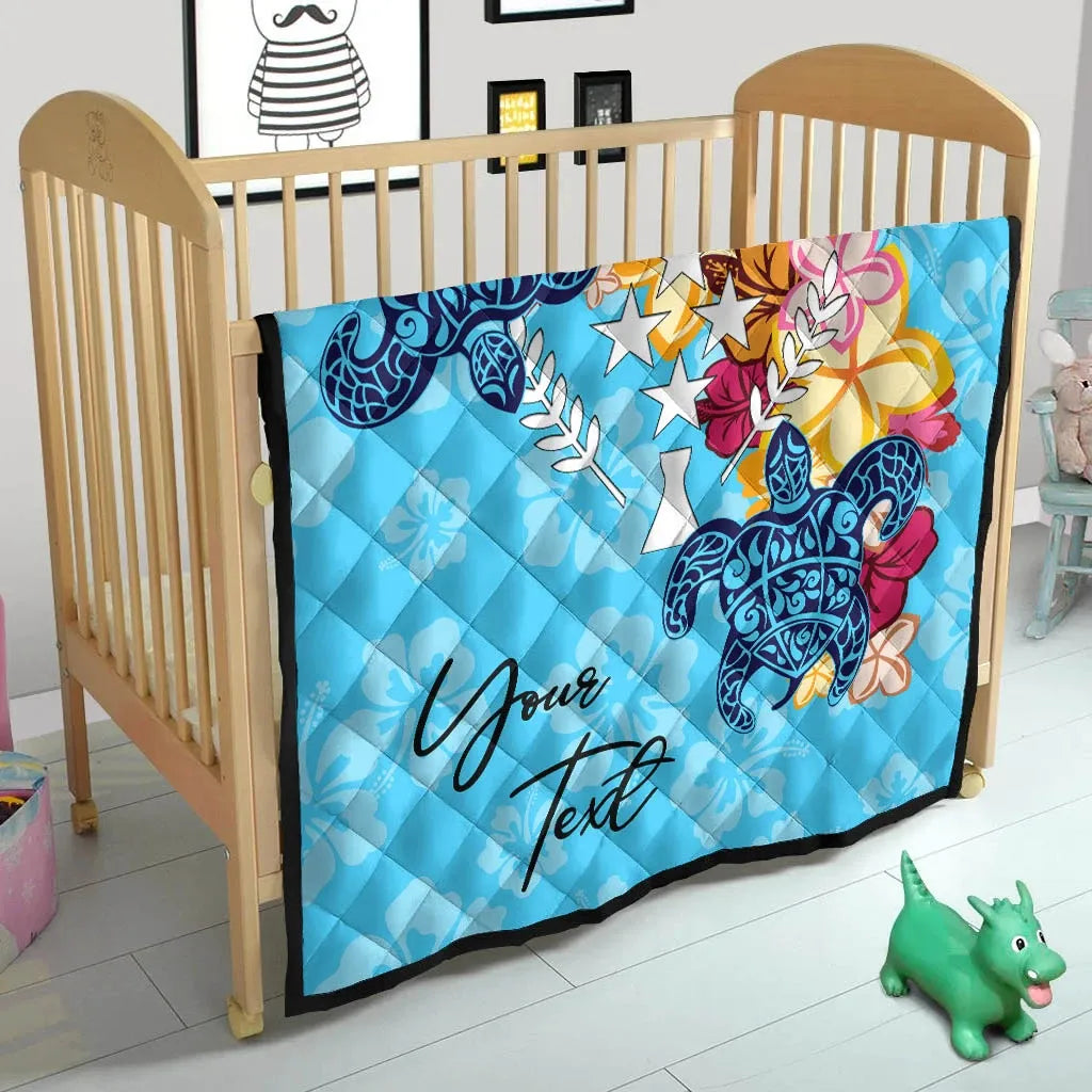 Kosrae Custom Personalised Premium Quilt - Tropical Style