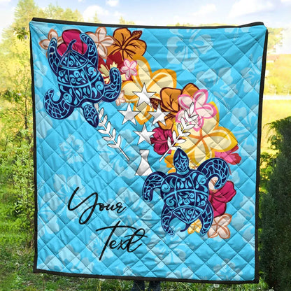 Kosrae Custom Personalised Premium Quilt - Tropical Style