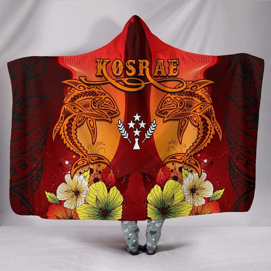 Kosrae Hooded Blankets - Tribal Tuna Fish