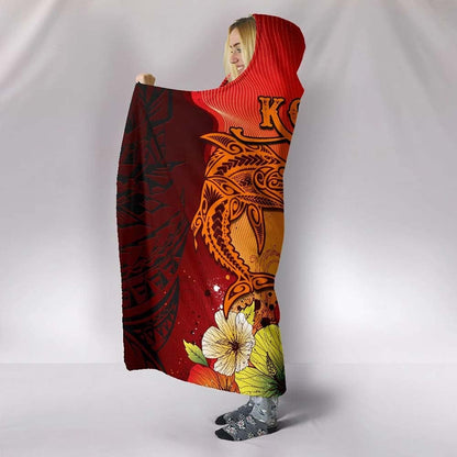 Kosrae Hooded Blankets - Tribal Tuna Fish