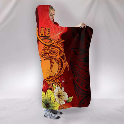 Kosrae Hooded Blankets - Tribal Tuna Fish