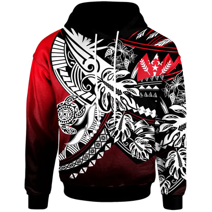 Kosrae Hoodie - Tribal Jungle Pattern Color