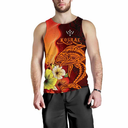 Kosrae Men Tank Top - Tribal Tuna Fish