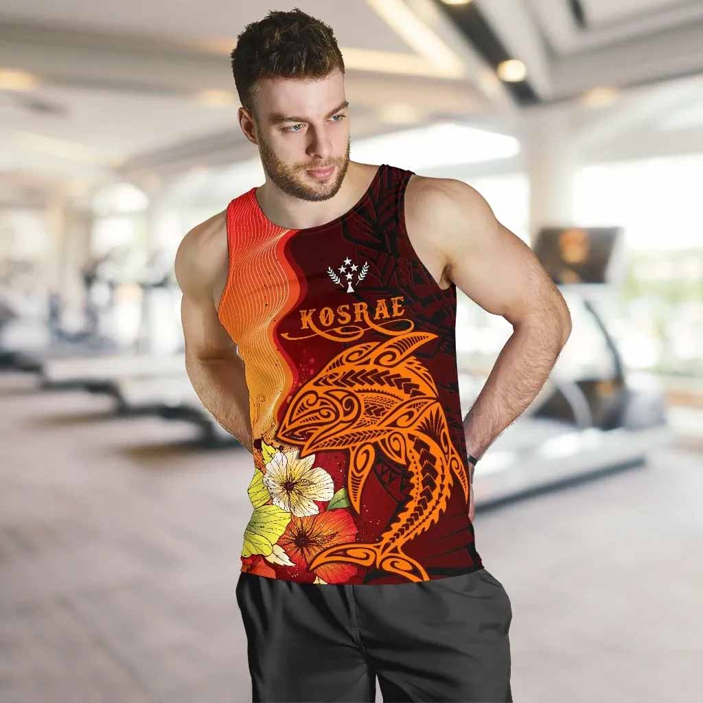 Kosrae Men Tank Top - Tribal Tuna Fish