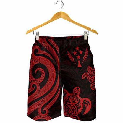Kosrae Men Short - Red Tentacle Turtle