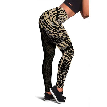 Kosrae Micronesia Tattoo Legging