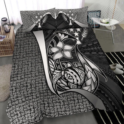 Kosrae Micronesian Bedding Set White - Turtle With Hook
