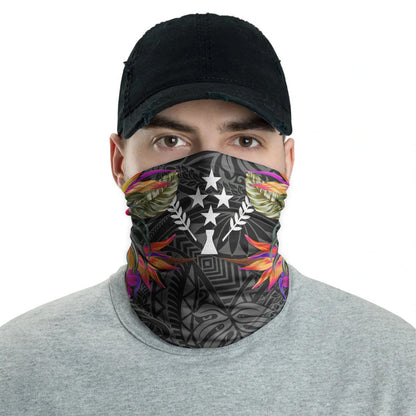 Kosrae Neck Gaiter - Hibiscus Polynesian Pattern