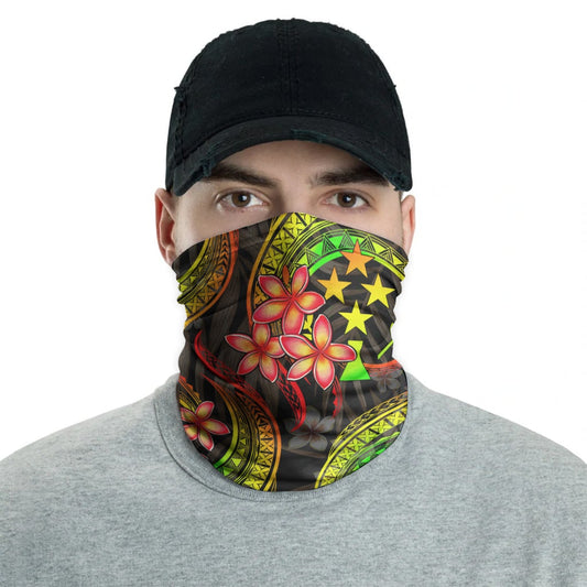 Kosrae Neck Gaiter - Plumeria Reggae