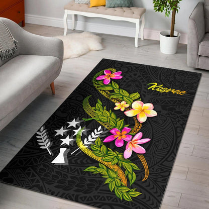 Kosrae Polynesian Area Rug - Plumeria Tribal