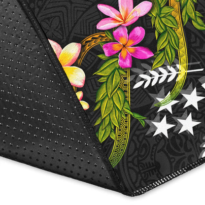 Kosrae Polynesian Area Rug - Plumeria Tribal