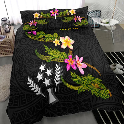 Kosrae Polynesian Bedding Set - Plumeria Tribal