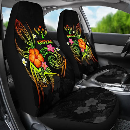 Kosrae Polynesian Car Seat Covers - Legend of Kosrae (Reggae)