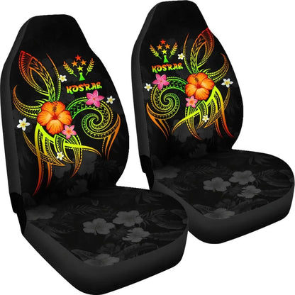 Kosrae Polynesian Car Seat Covers - Legend of Kosrae (Reggae)