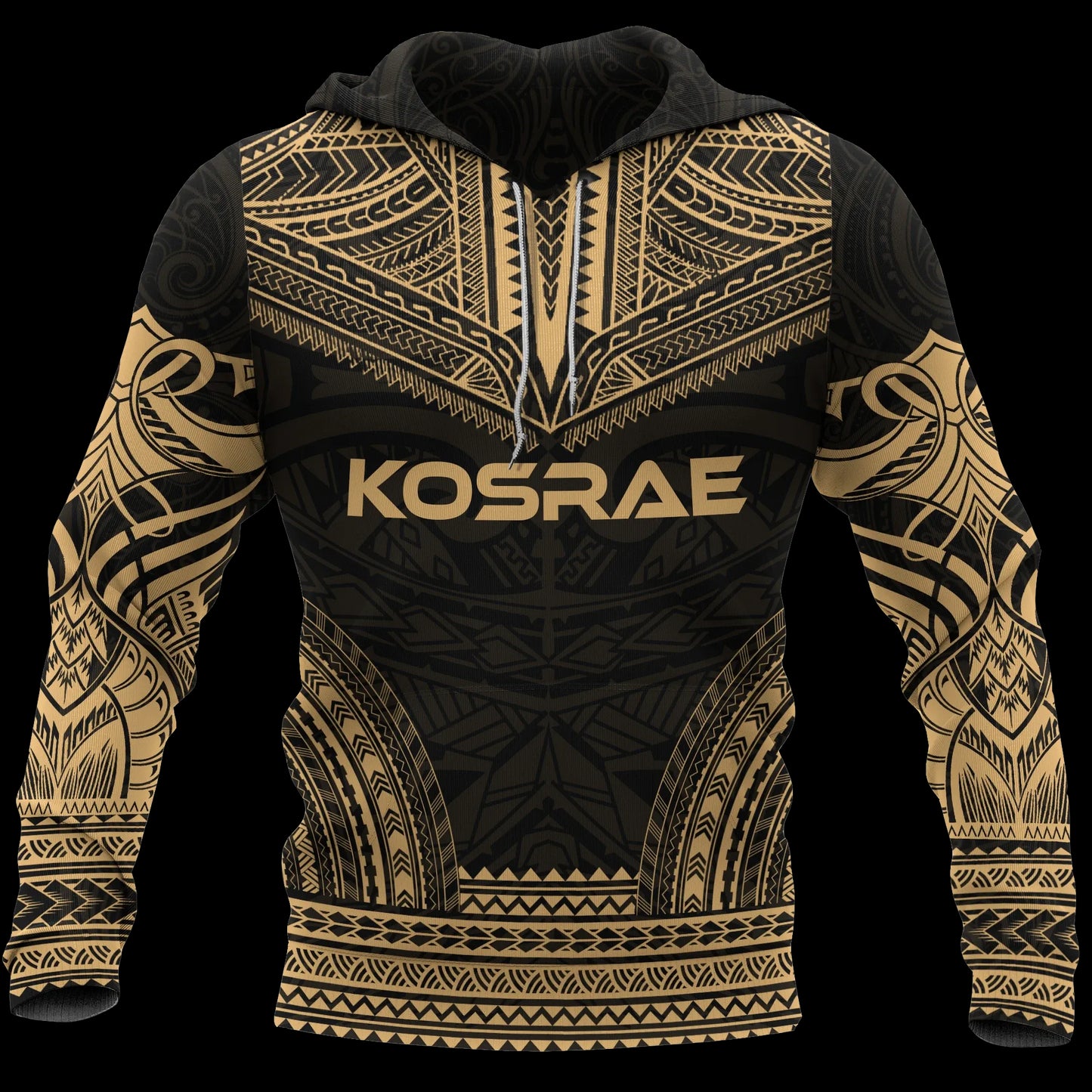Kosrae Polynesian Chief Hoodie - Gold Version