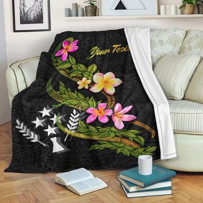 Kosrae Polynesian Custom Personalised Blanket - Plumeria Tribal