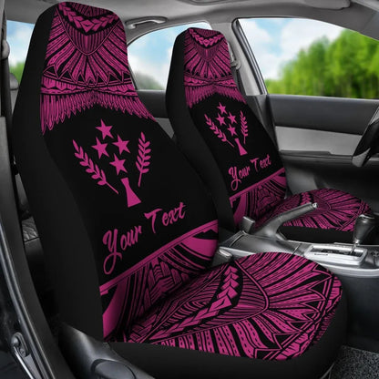 Kosrae Polynesian Custom Personalised Car Seat Covers - Pride Pink Version
