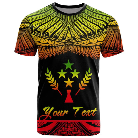 Kosrae Polynesian Custom Personalised T-Shirt - Kosrae Pride Reggae Version