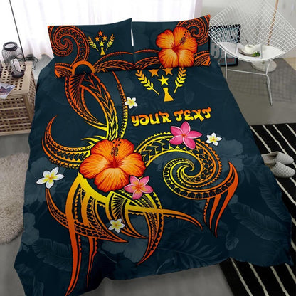 Kosrae Polynesian Personalised Bedding Set - Legend Of Kosrae (Blue)