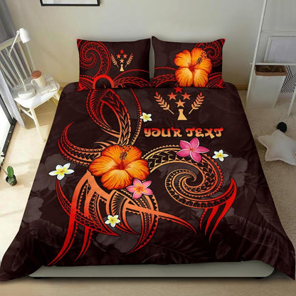 Kosrae Polynesian Personalised Bedding Set - Legend Of Kosrae (Red)
