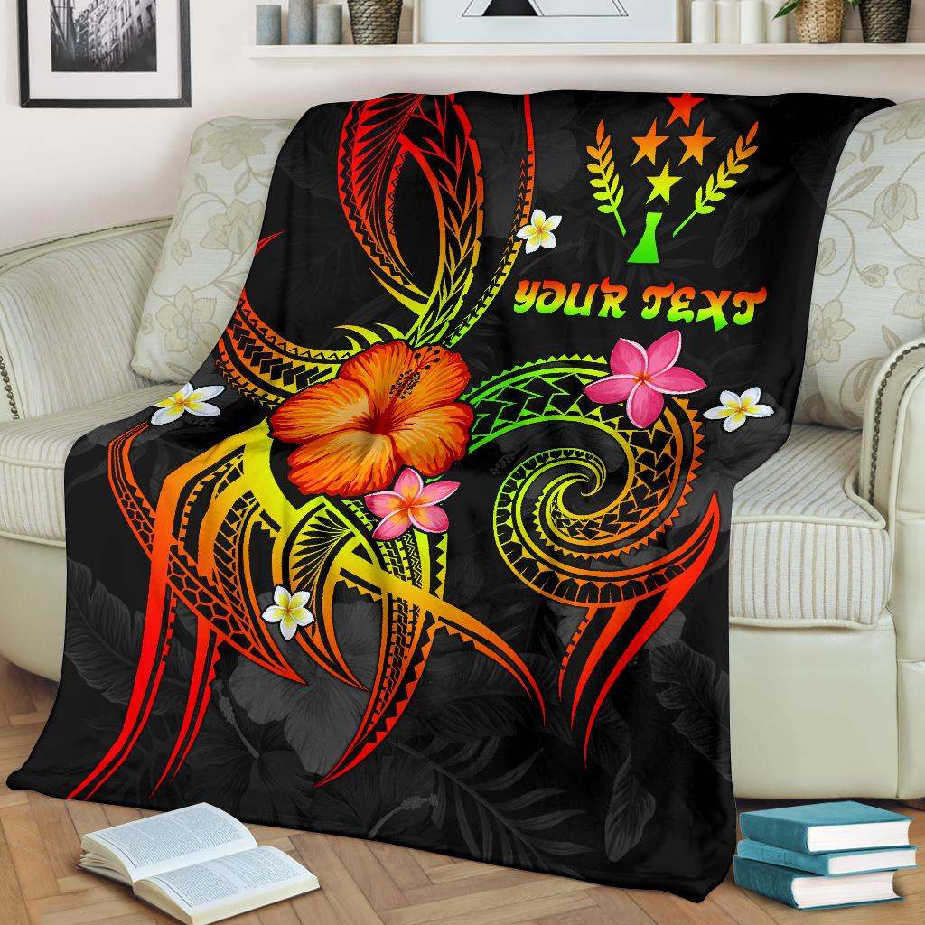 Kosrae Polynesian Personalised Premium Blanket - Legend of Kosrae (Reggae)