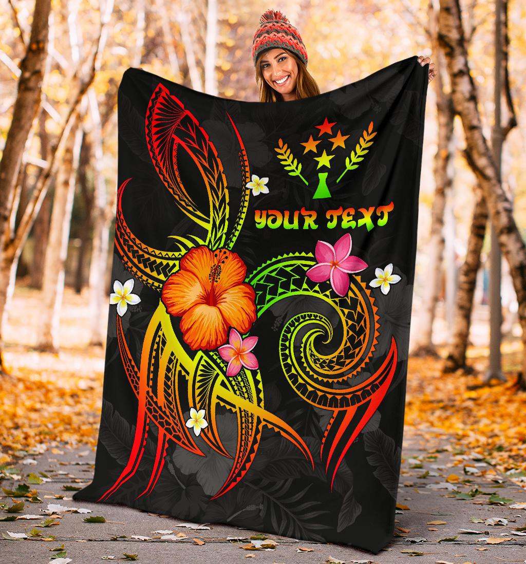 Kosrae Polynesian Personalised Premium Blanket - Legend of Kosrae (Reggae)