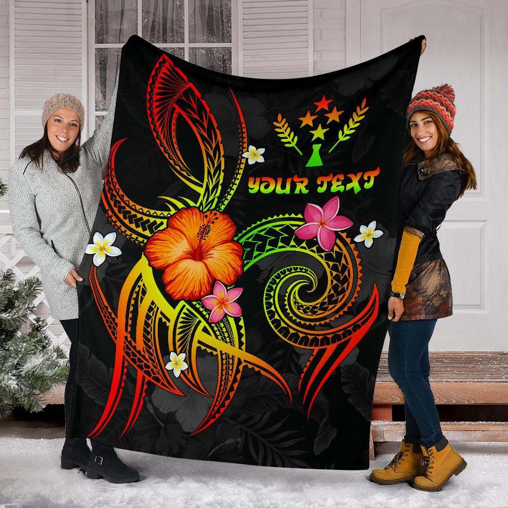 Kosrae Polynesian Personalised Premium Blanket - Legend of Kosrae (Reggae)