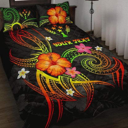 Kosrae Polynesian Personalised Quilt Bed Set - Legend of Kosrae (Reggae)