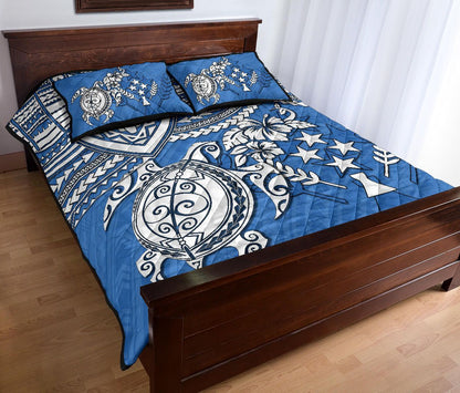 Kosrae Polynesian Quilt Bed Set - Polynesian Turtle